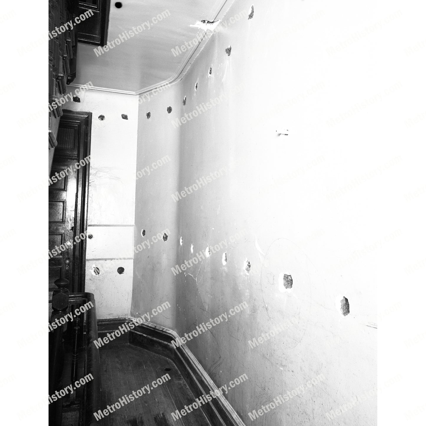 132 West 113th Street, Manhattan, interior, hall damage