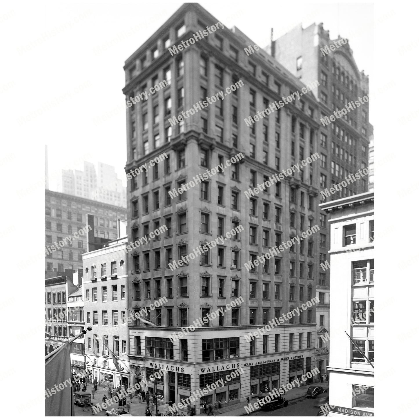 Wallachs, 542 Fifth Avenue at West 45th Street, Manhattan