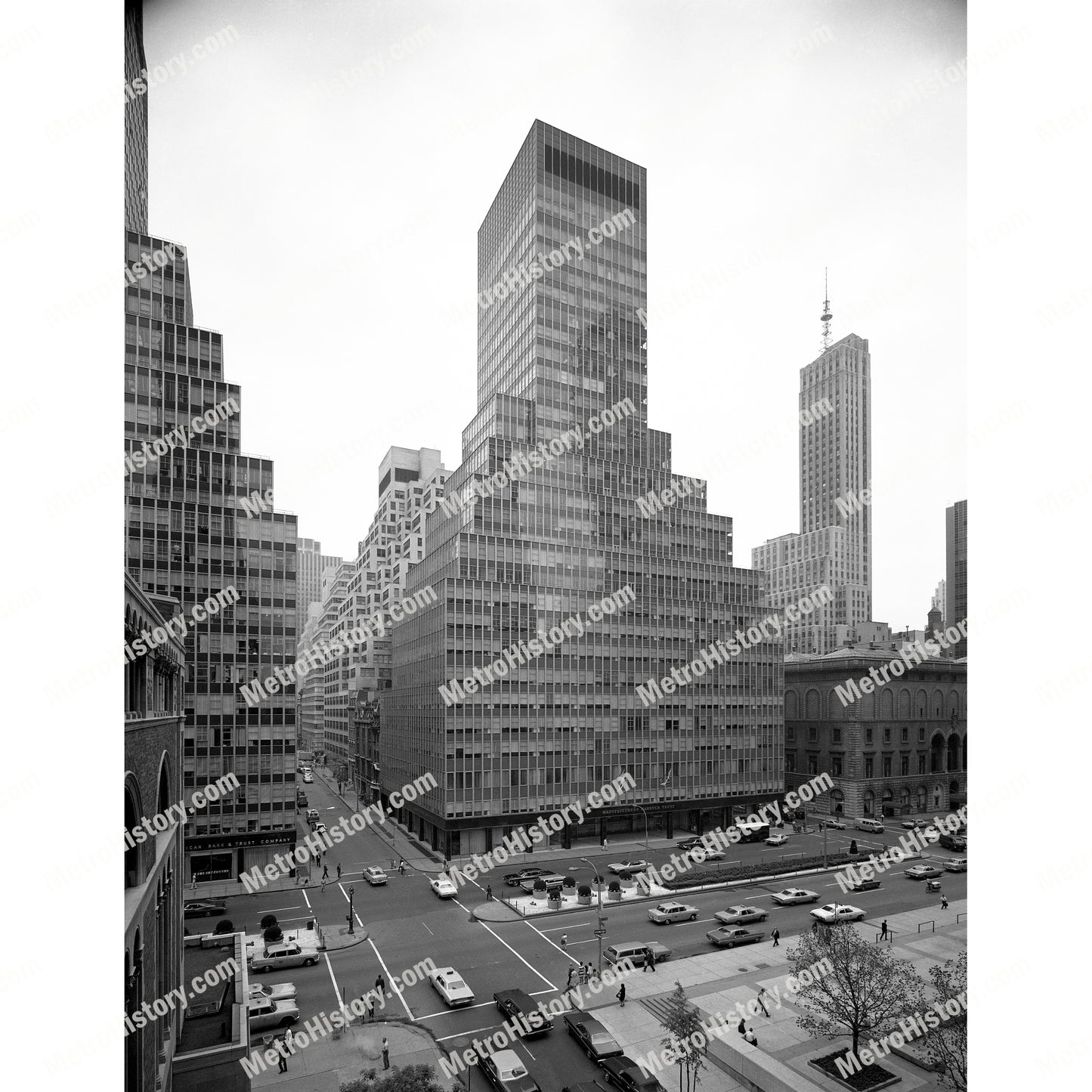 Manufacturers Hanover Trust Building, 350 Park Avenue at East 51st Street, Manhattan