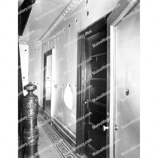132 West 113th Street, Manhattan, interior, hall damage