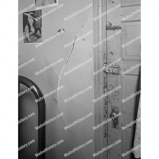 132 West 113th Street, Manhattan, interior, hall damage