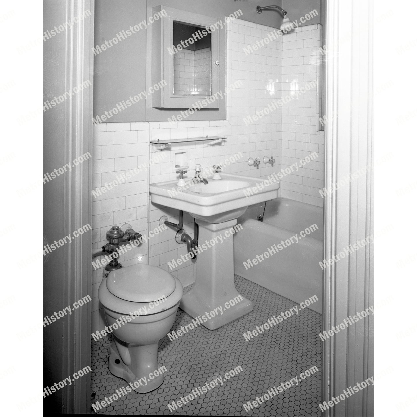 215 West 75th Street at Broadway, Manhattan, bathroom of Apartment 14E