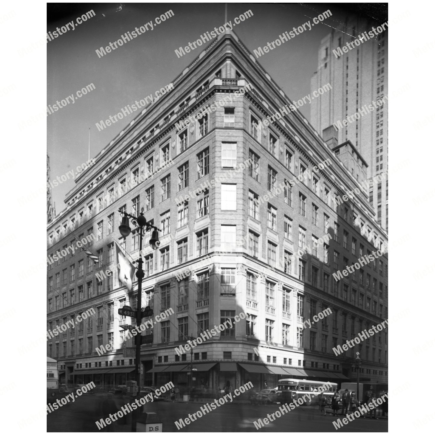 Saks Fifth Avenue, 611 Fifth Avenue at East 49th Street, Manhattan