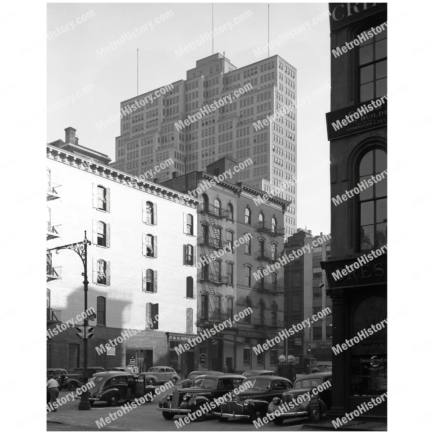 270 Broadway at Chambers Street, Manhattan, rear
