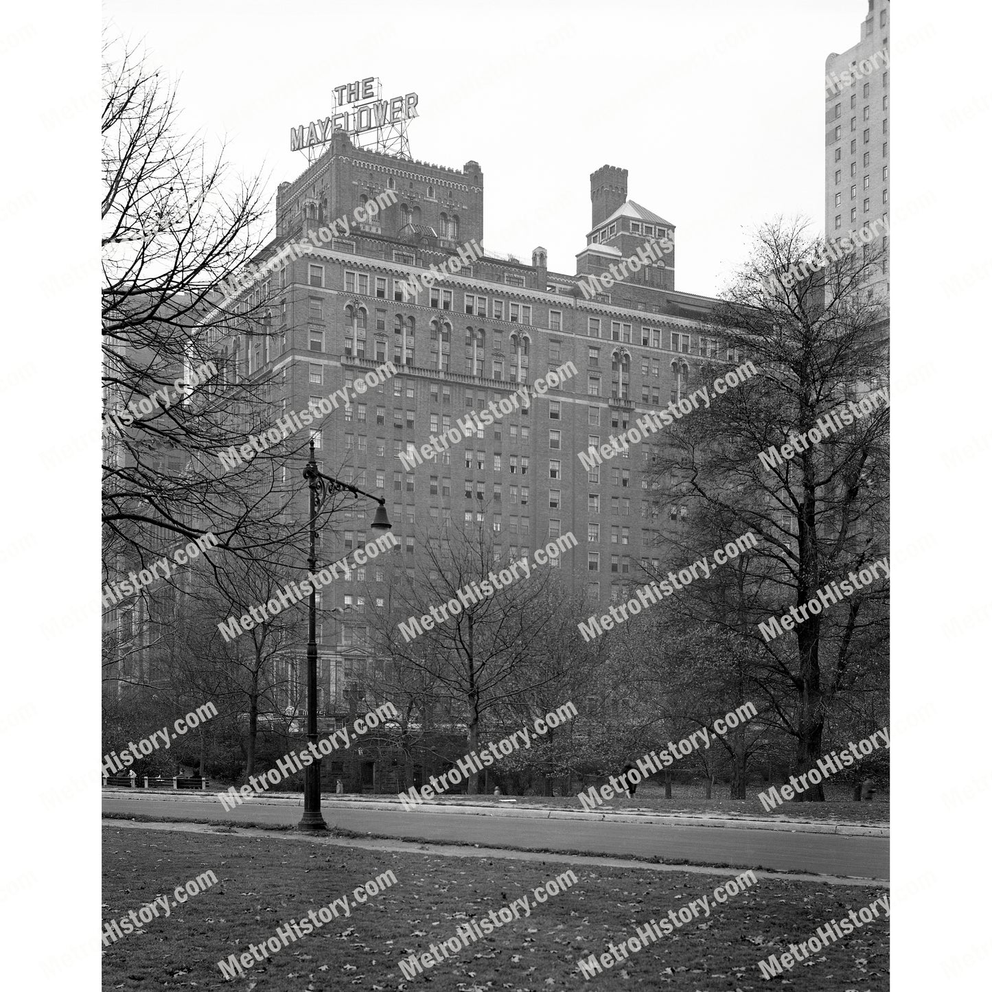 Mayflower Hotel, 13-21 Central Park West at West 61st Street, Manhattan