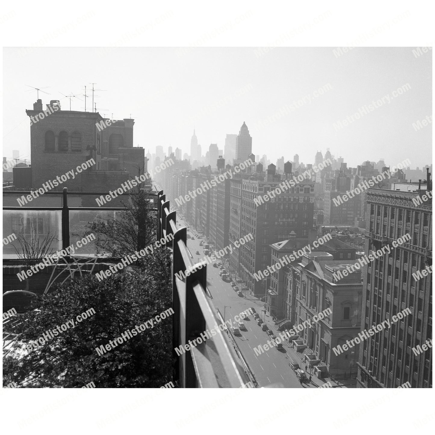 1021 Park Avenue, Manhattan, terrace view south