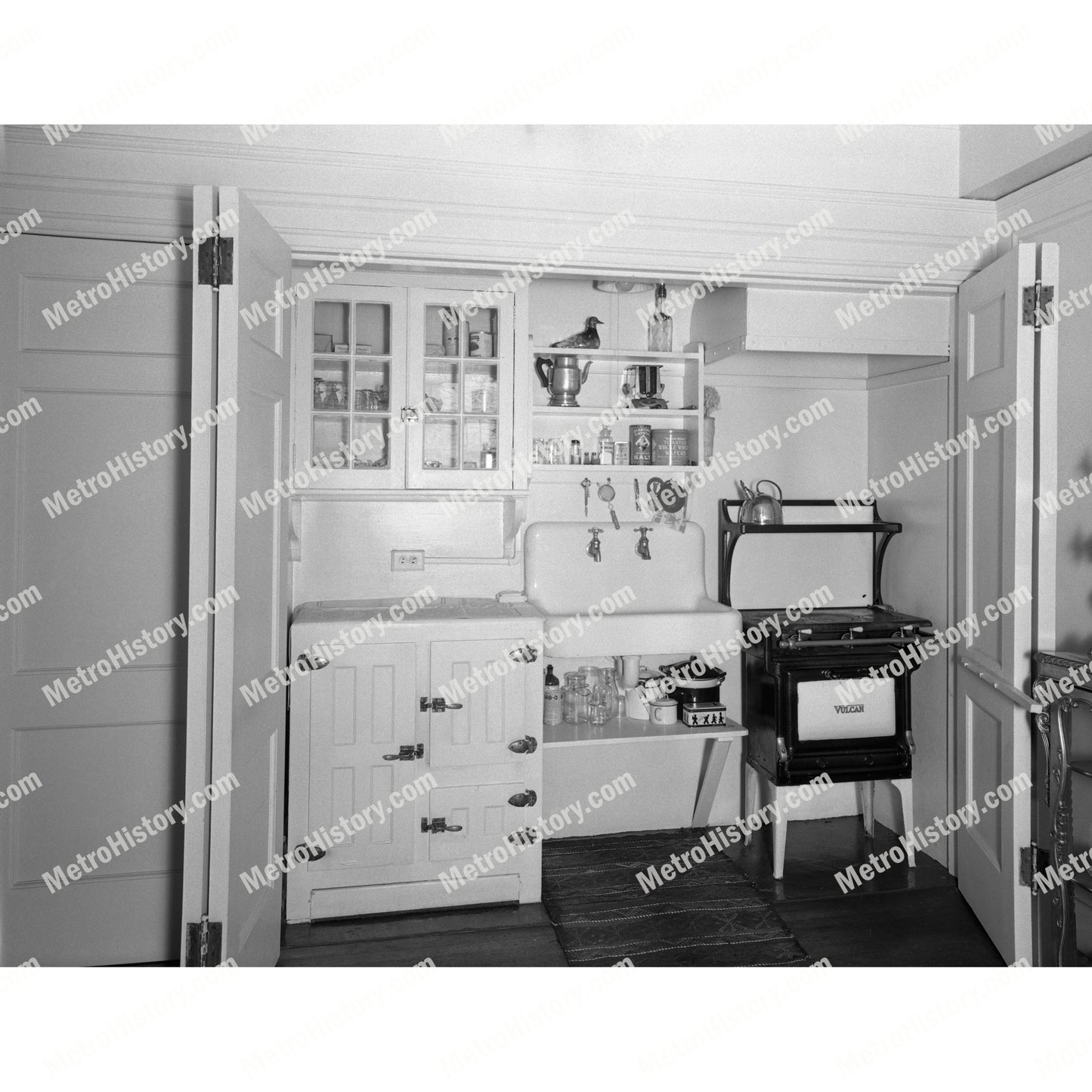 277 Park Avenue, Manhattan, interior, kitchenette before alteration