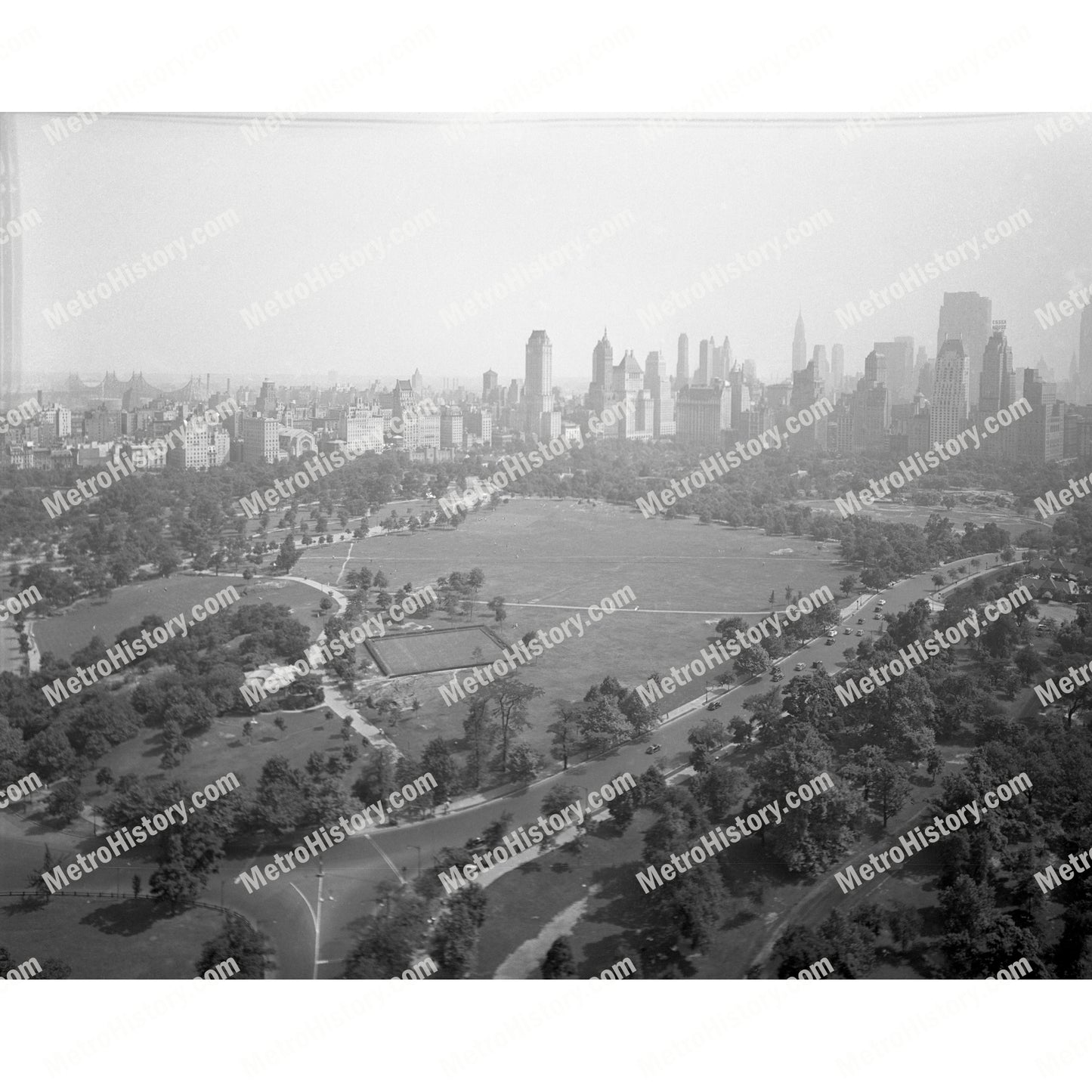 Majestic Apartments, 115 Central Park West, Manhattan, view from rooftop