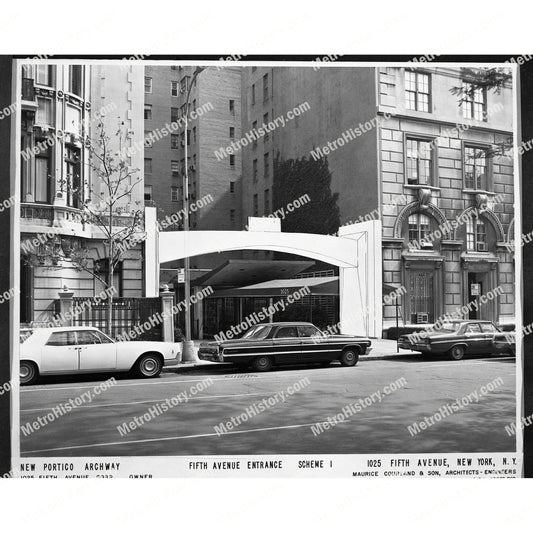 1025 Fifth Avenue, Manhattan, new entrance, Scheme 1