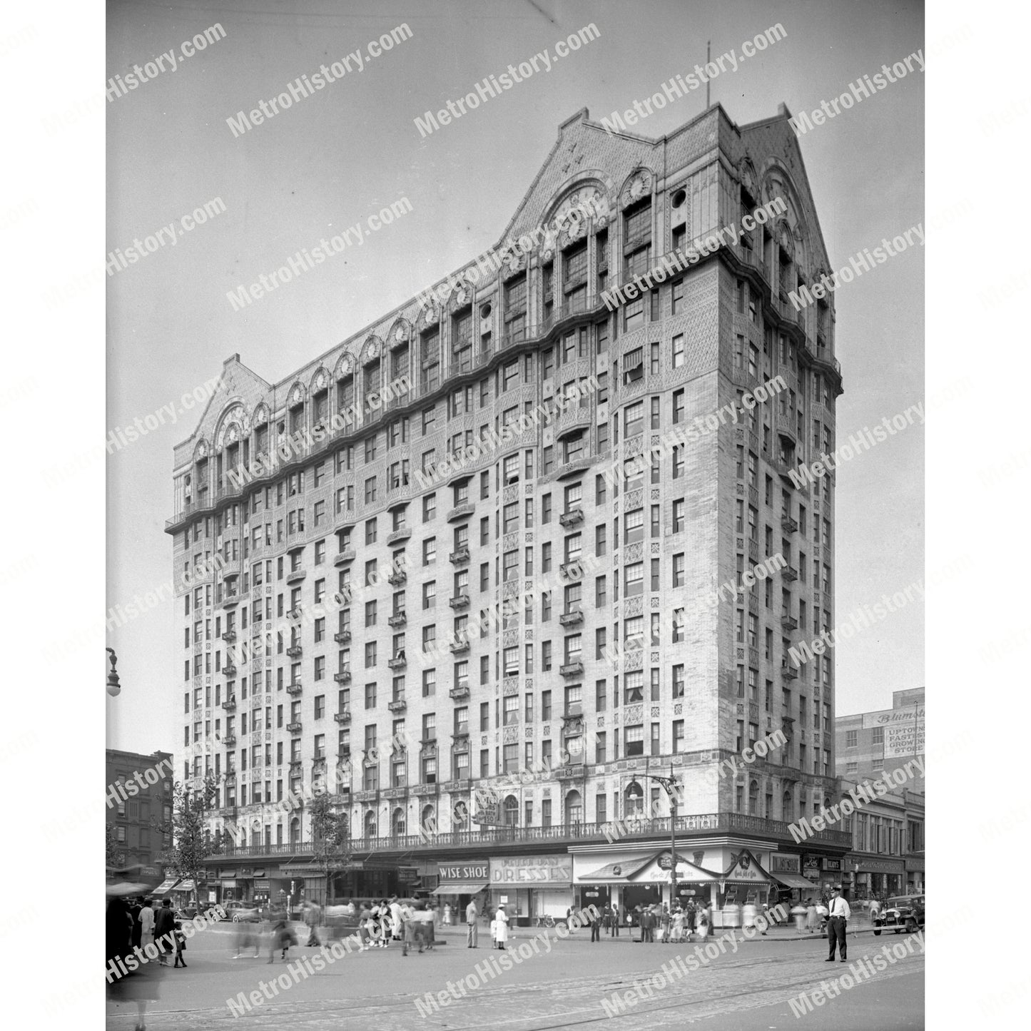 Hotel Theresa, 2082-2096 Seventh Avenue at West 125th Street, Manhattan